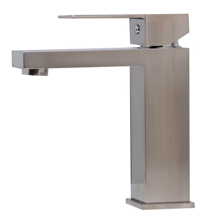 ALFI brand AB1229 Square Single Lever Bathroom Faucet