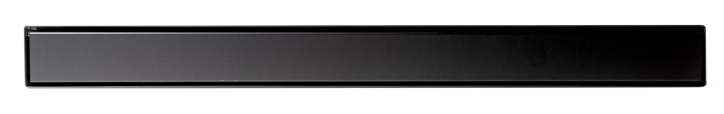 ALFI brand ABLD24B ABLD24B-BM 24" Black Matte Stainless Steel Linear Shower Drain with Solid Cover