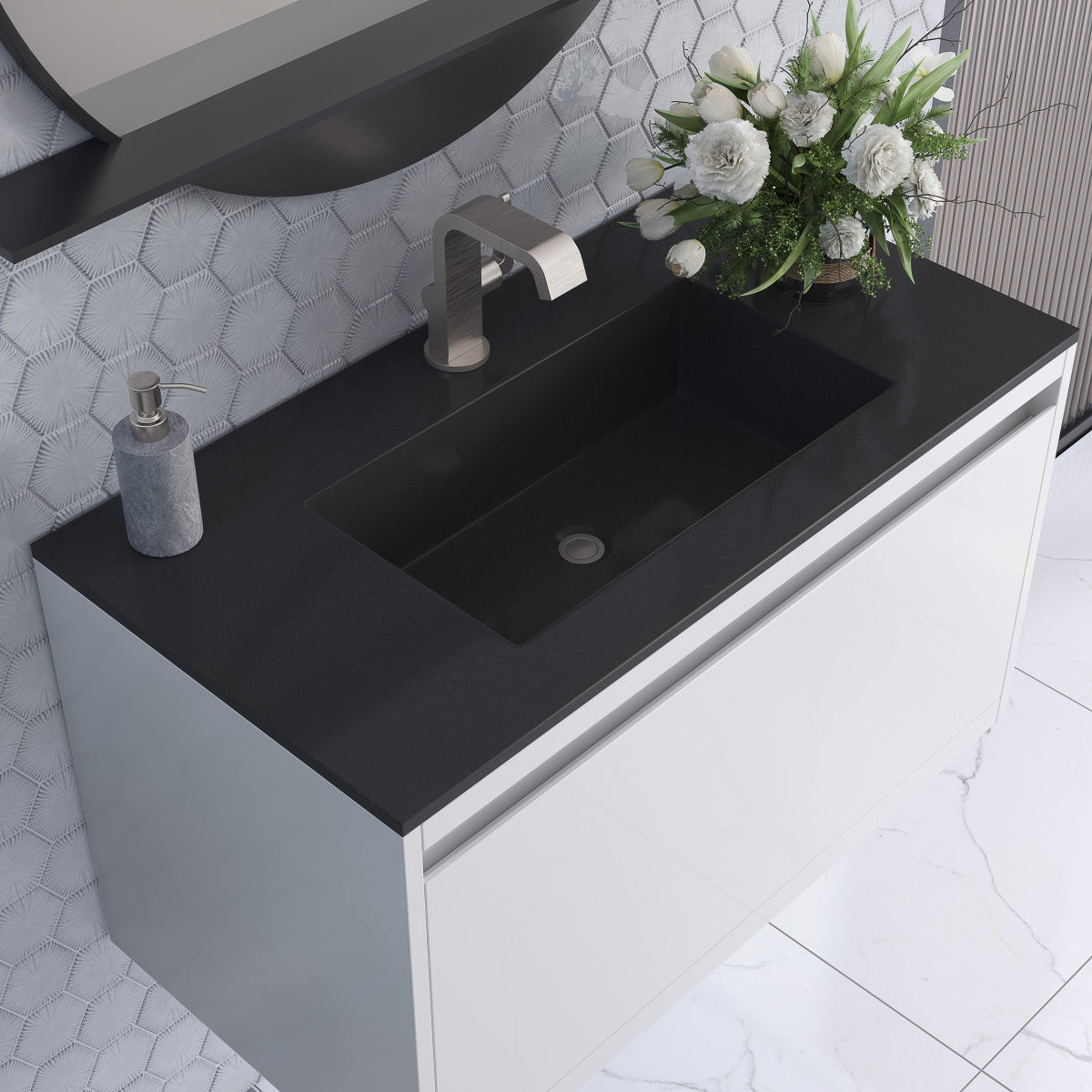 Mantova 35.4" Single Vanity Cabinet