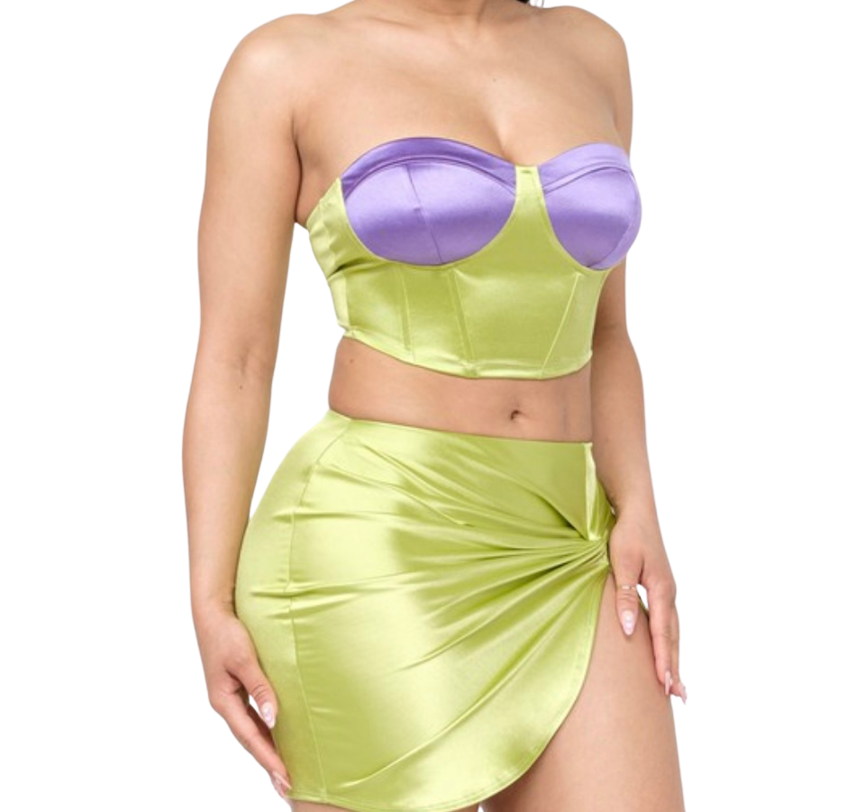 Corset Skirt Set