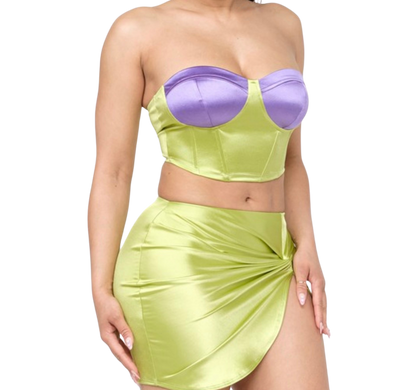 Corset Skirt Set