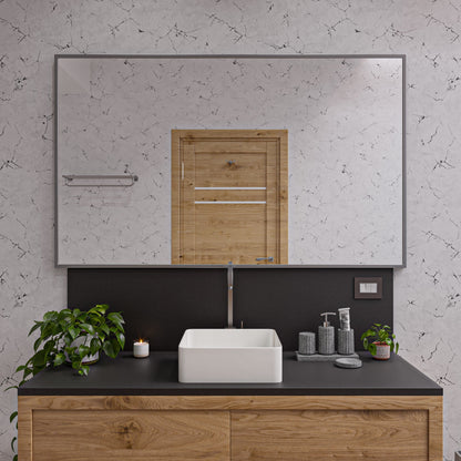 ALFI brand  ABCO1001 5 Piece Solid Concrete Gray Matte Bathroom Accessory Set