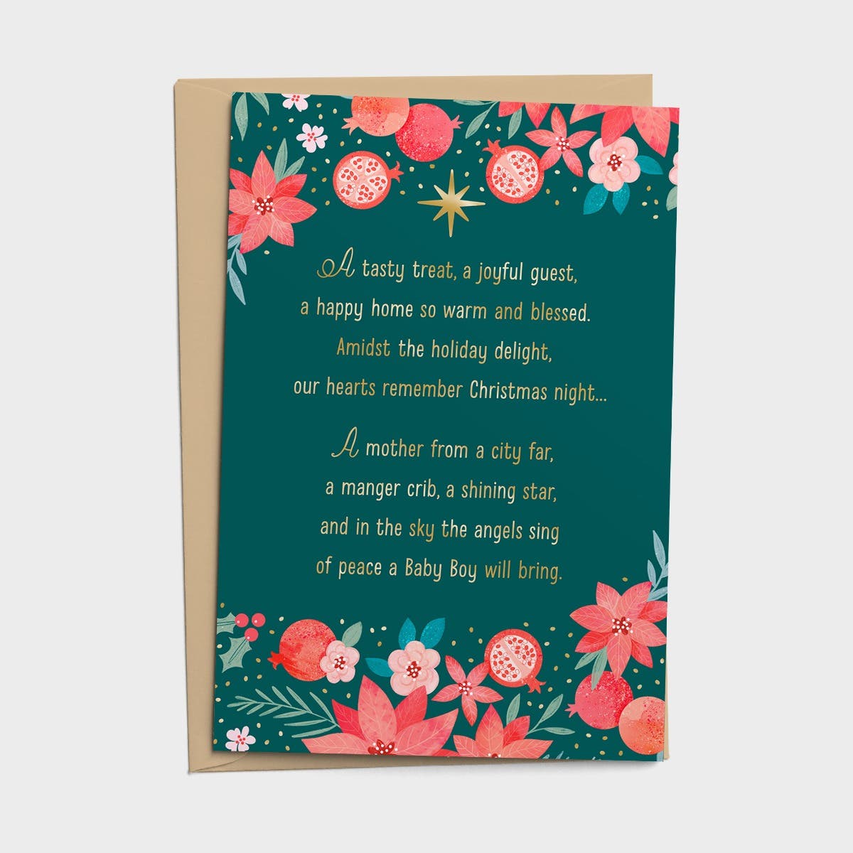 Hearts Remember Christmas Night - 18 Christmas Boxed Cards and Envelopes