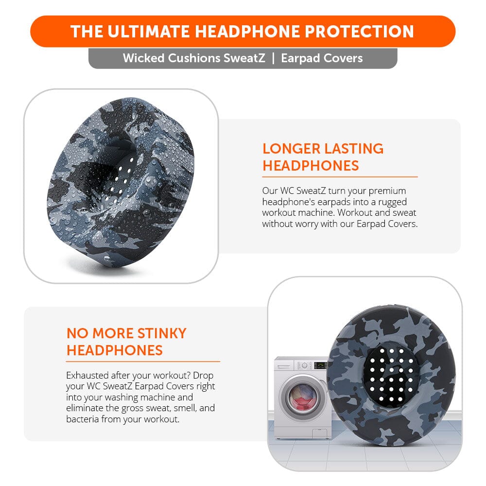 Small WC SweatZ Protective Headphone Earpad Covers