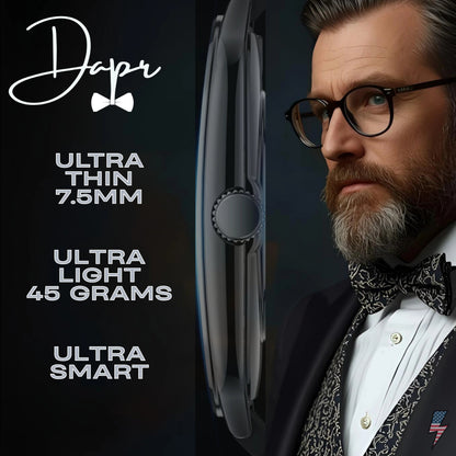 Dapr Watches- Men's Ultra Thin 7.5mm – Bluetooth & Sensors-  Sale $49