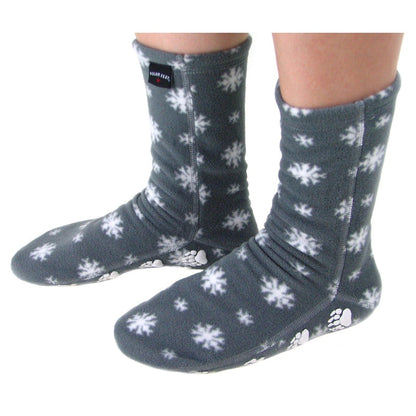 Polar Feet Adult Fleece Socks - Snow