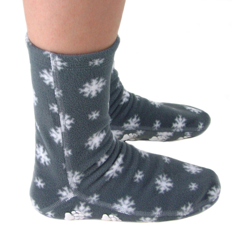 Polar Feet Adult Fleece Socks - Snow