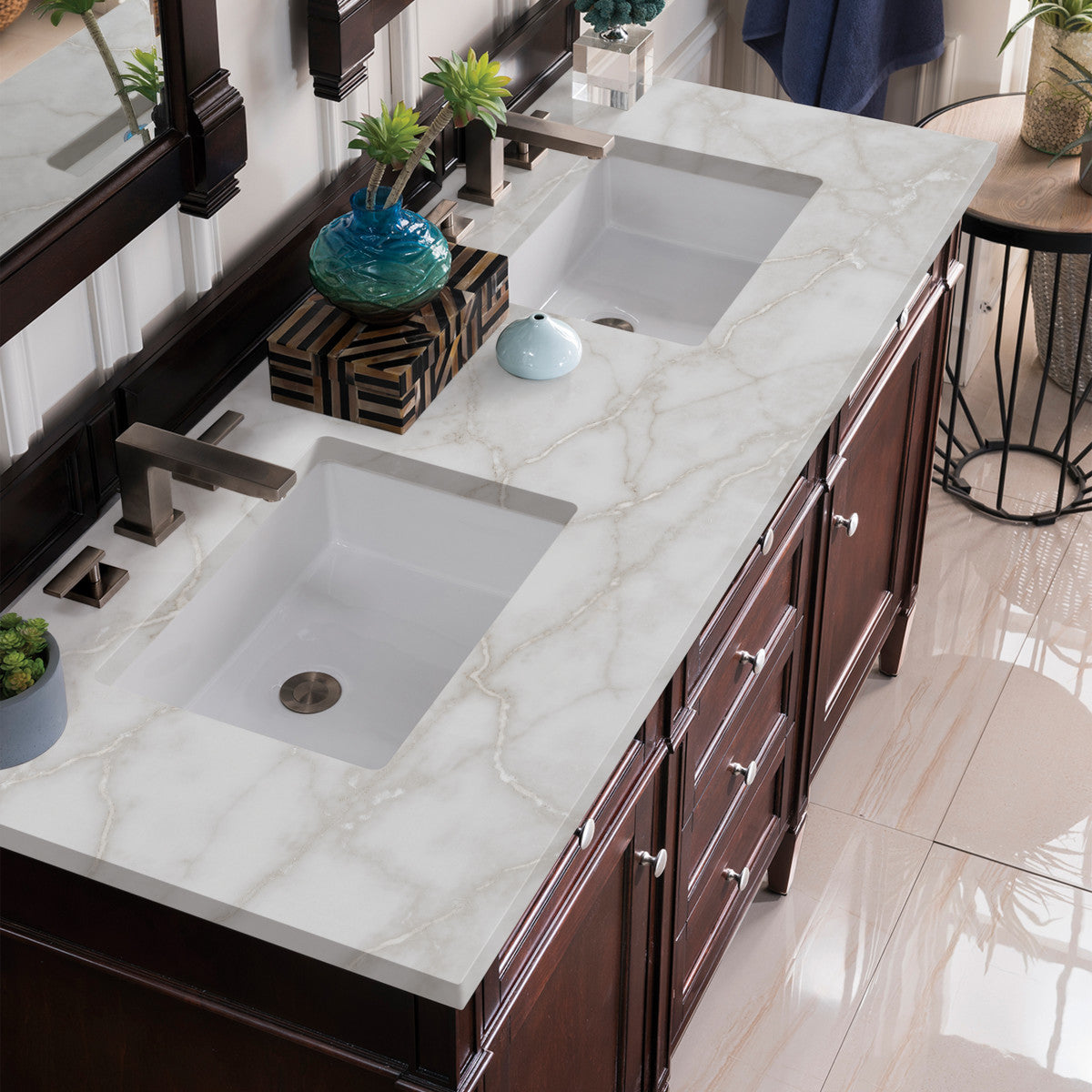 Brittany 60" Double Vanity Cabinet