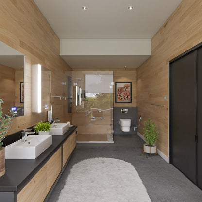 ALFI brand AB9539 24 inch Towel Bar & Shelf Bathroom Accessory