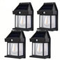 Solar-Powered Motion-Sensor Outdoor Wall Light