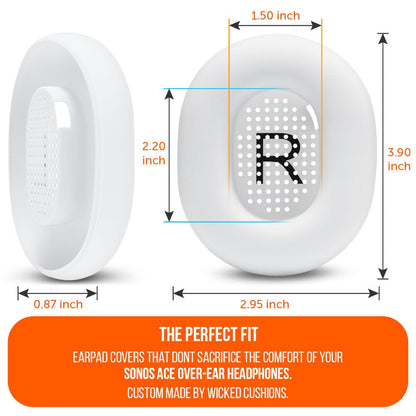 Sonos Ace Earpad Sweat Covers - WC SweatZ Ace
