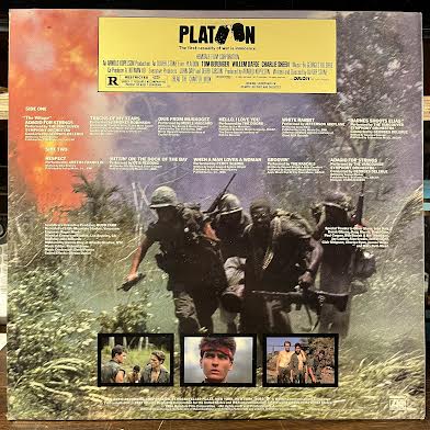 Platoon (Original Motion Picture Soundtrack) (VINYL) | Near Mint (NM or M-) Near Mint (NM or M-)