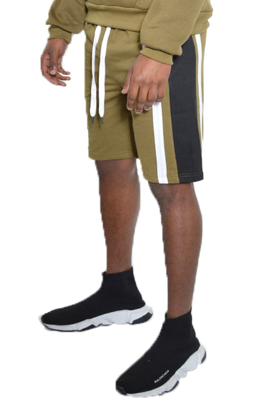 FRENCH TERRY STRIPE SHORTS | Apparel | Kitchen + Metal