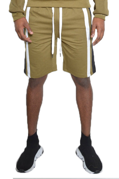 FRENCH TERRY STRIPE SHORTS | Apparel | Kitchen + Metal