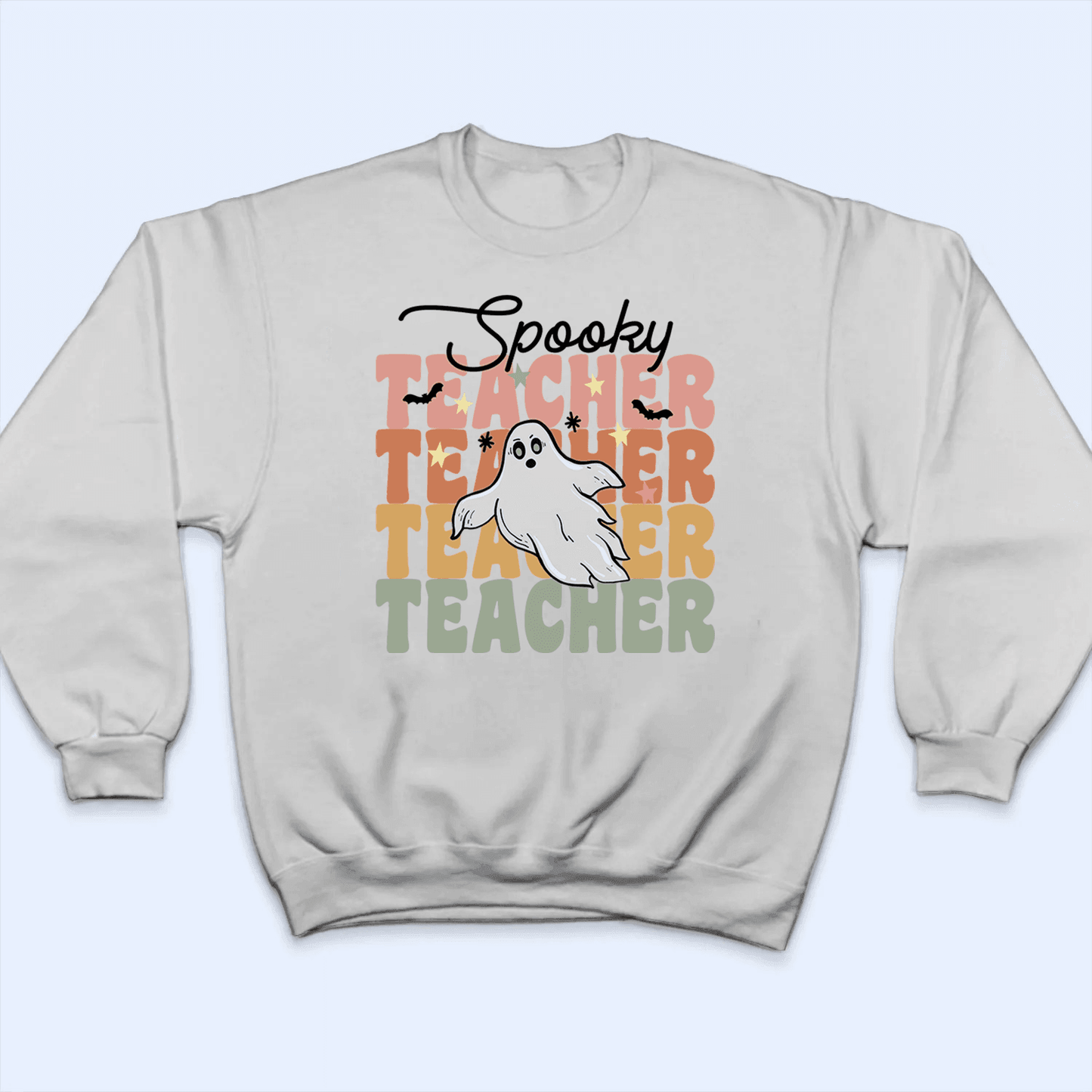 Spooky Teacher - Personalized Custom T Shirt - Birthday, Loving, Funny Gift for Teacher, Kindergarten, Preschool, Pre K, Paraprofessional