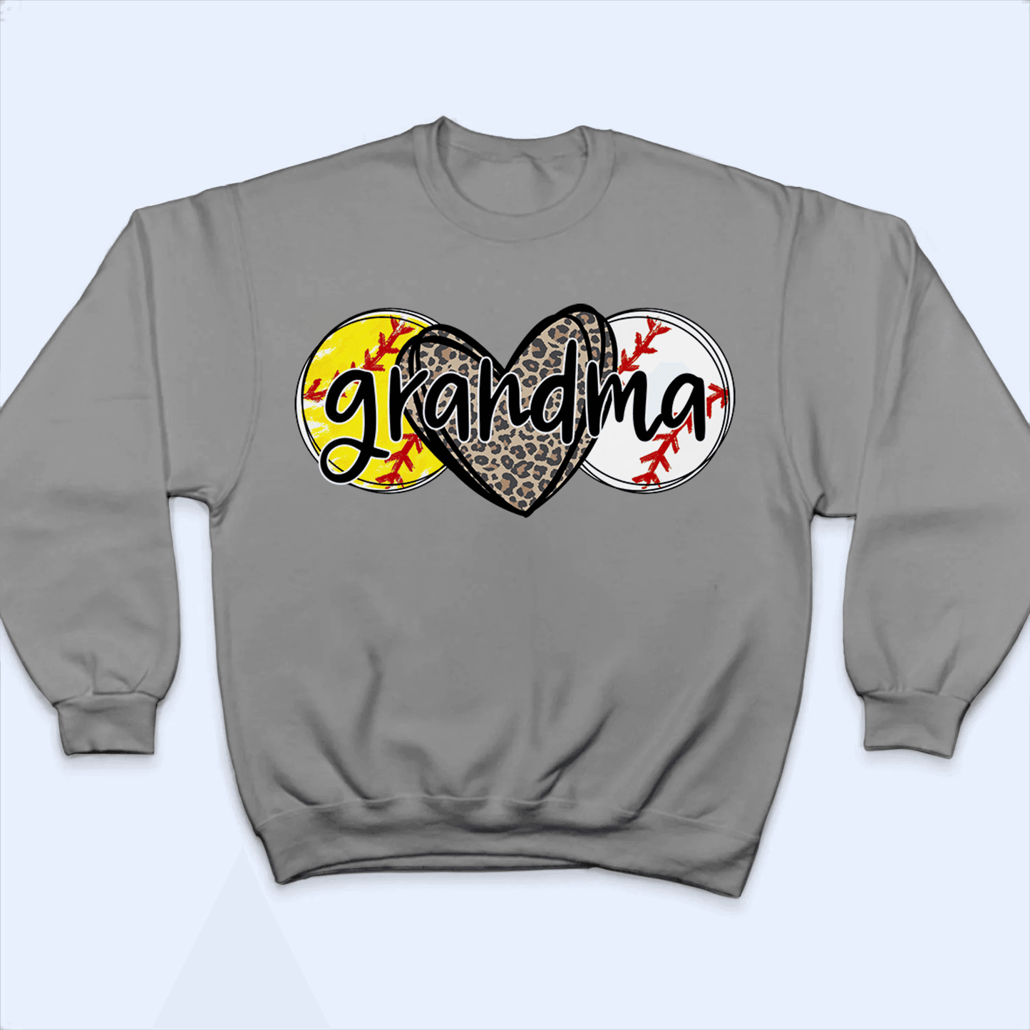 Sport Grandma - Personalized Custom T Shirt - Birthday, Loving, Funny Gift for Grandma/Nana/Mimi, Mom, Wife, Grandparent