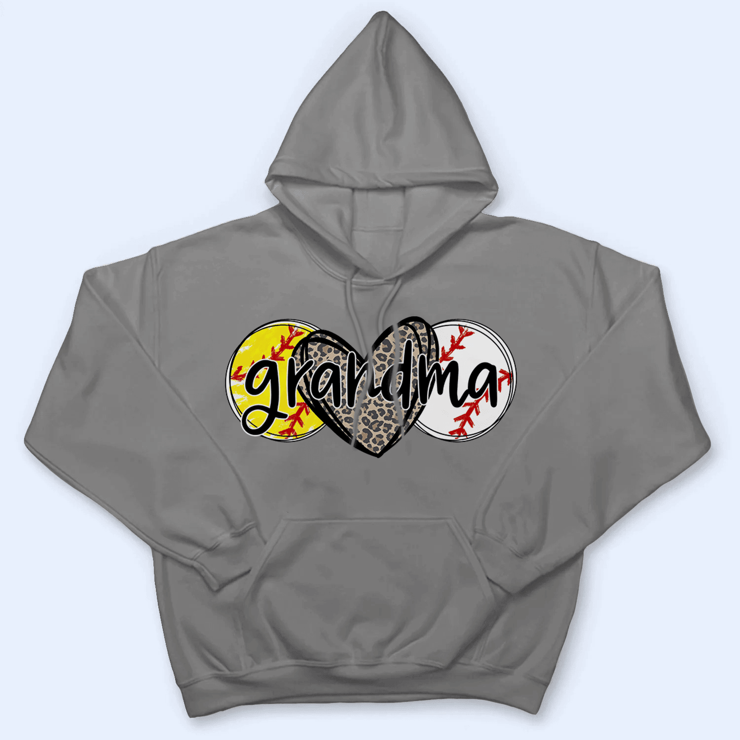 Sport Grandma - Personalized Custom T Shirt - Birthday, Loving, Funny Gift for Grandma/Nana/Mimi, Mom, Wife, Grandparent