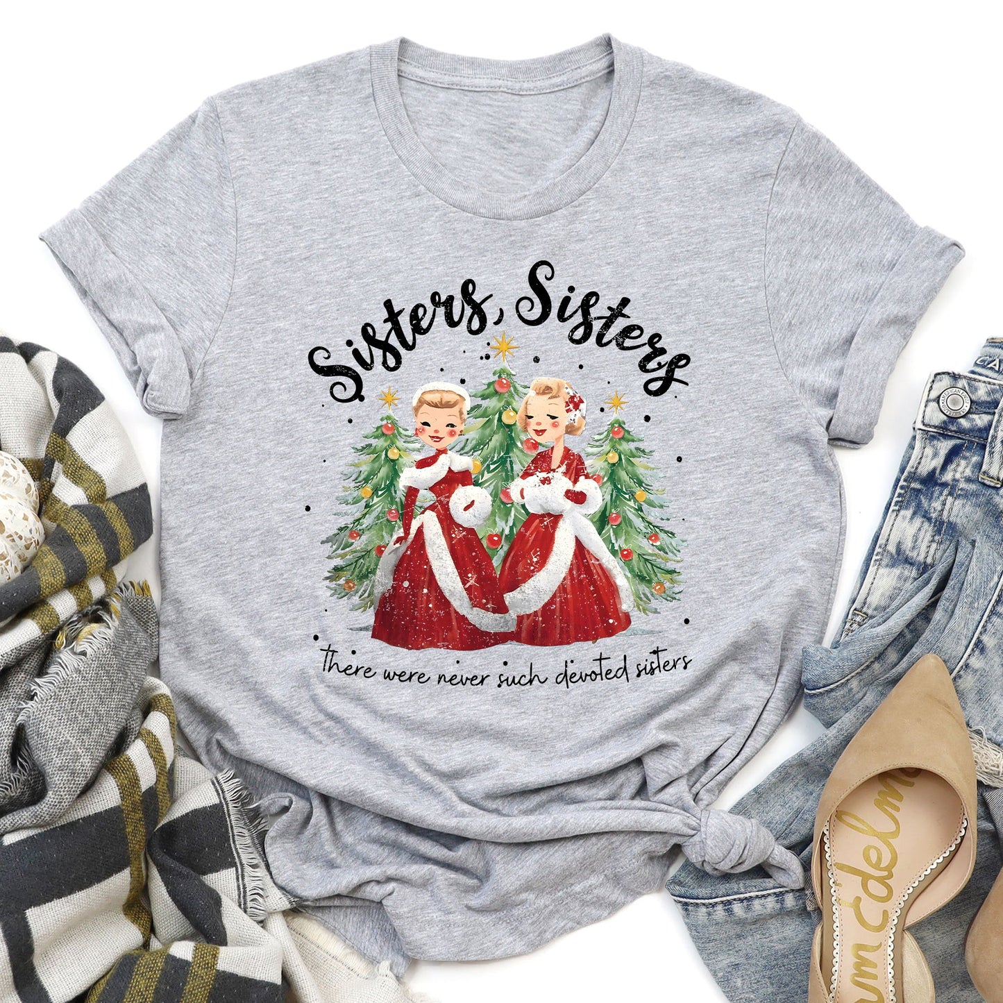 Sisters, White Christmas, Movie, Super Soft Tshirt, Classic, Musical