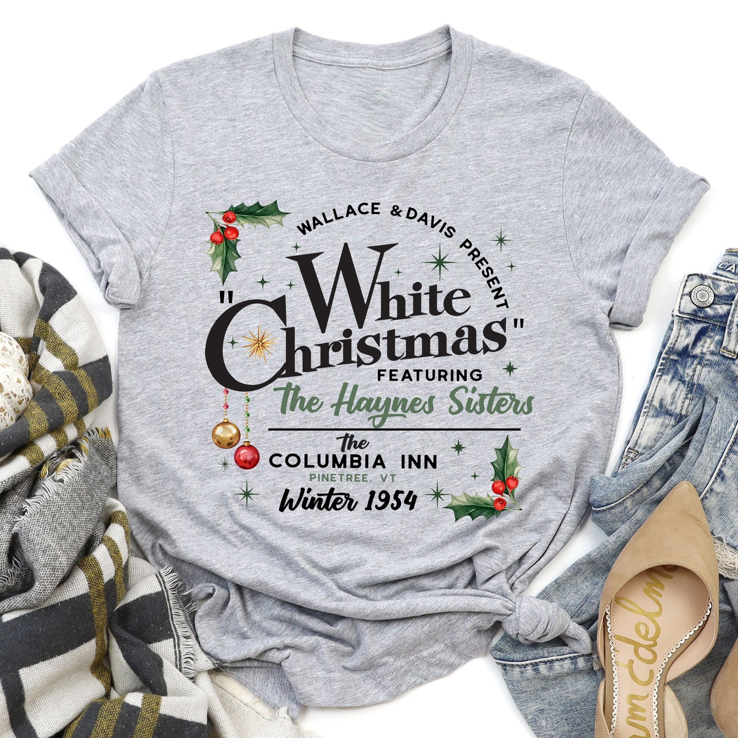 White Christmas Movie Poster, Super Soft Tshirt, Classic, Musical