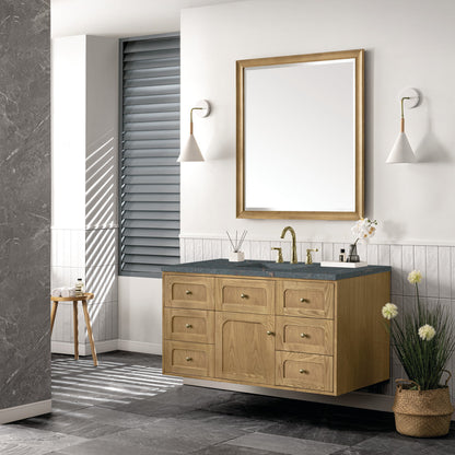 Laurent 48" Single Vanity Cabinet, Light Natural Oak