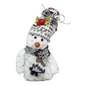 Charming Plush Snowman Ornament -