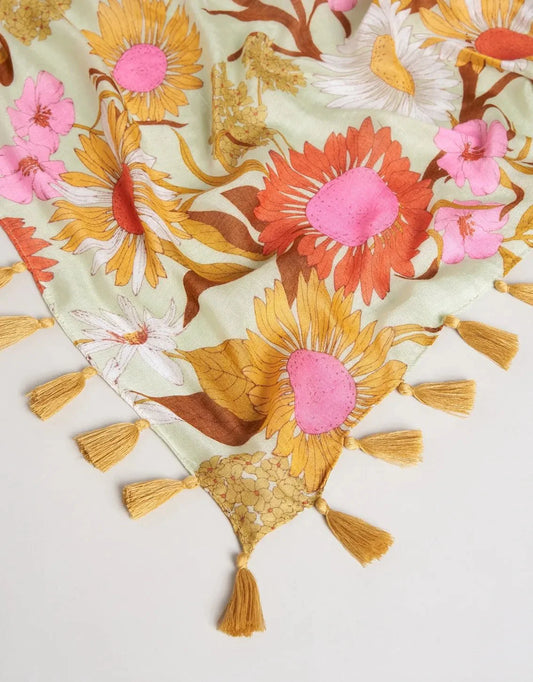 Square Scarf Heyward's Rate Daisies