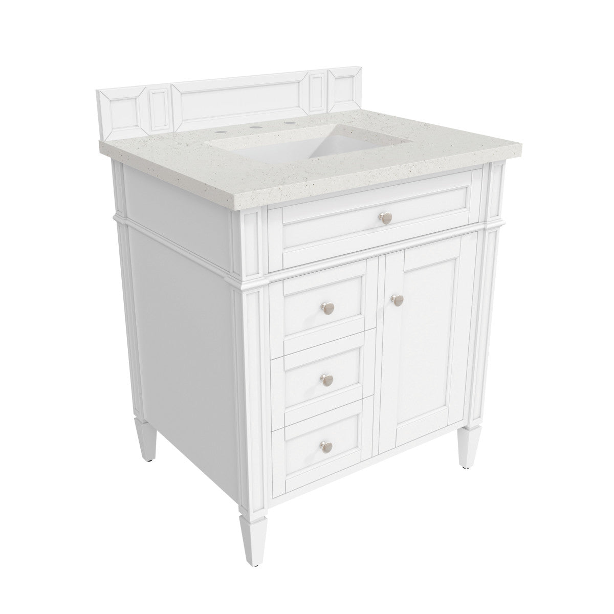 Brittany 30" Single Vanity in Bright White