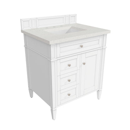 Brittany 30" Single Vanity in Bright White