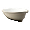 ALFI brand  ABC602 White 23" Oval Undermount Ceramic Sink