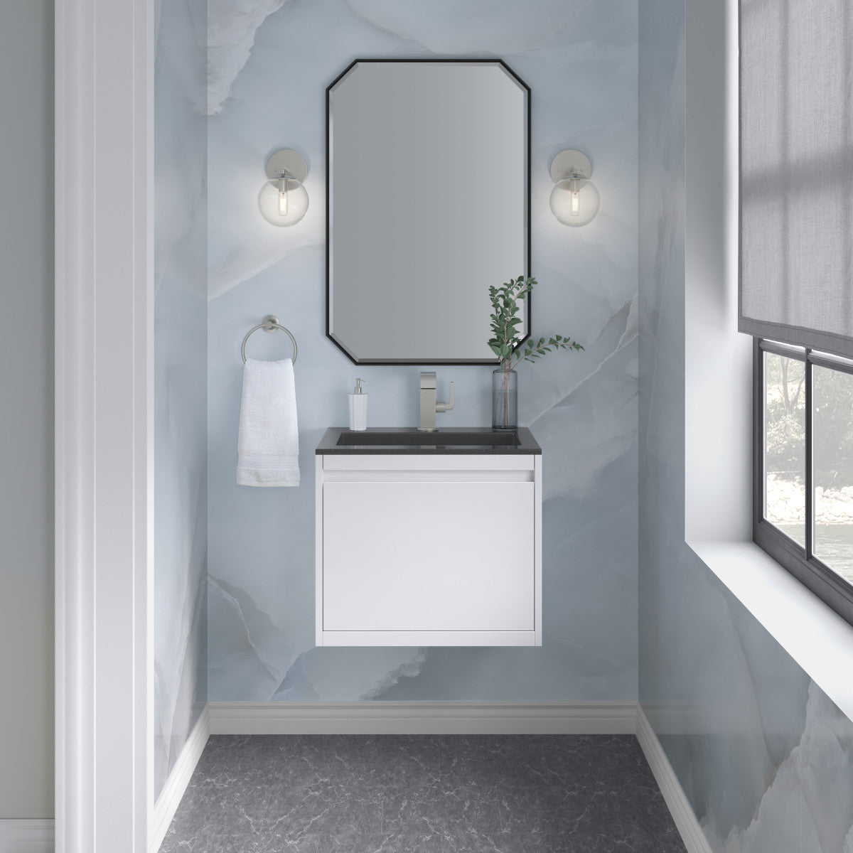 Mantova 23.6" Single Vanity Cabinet