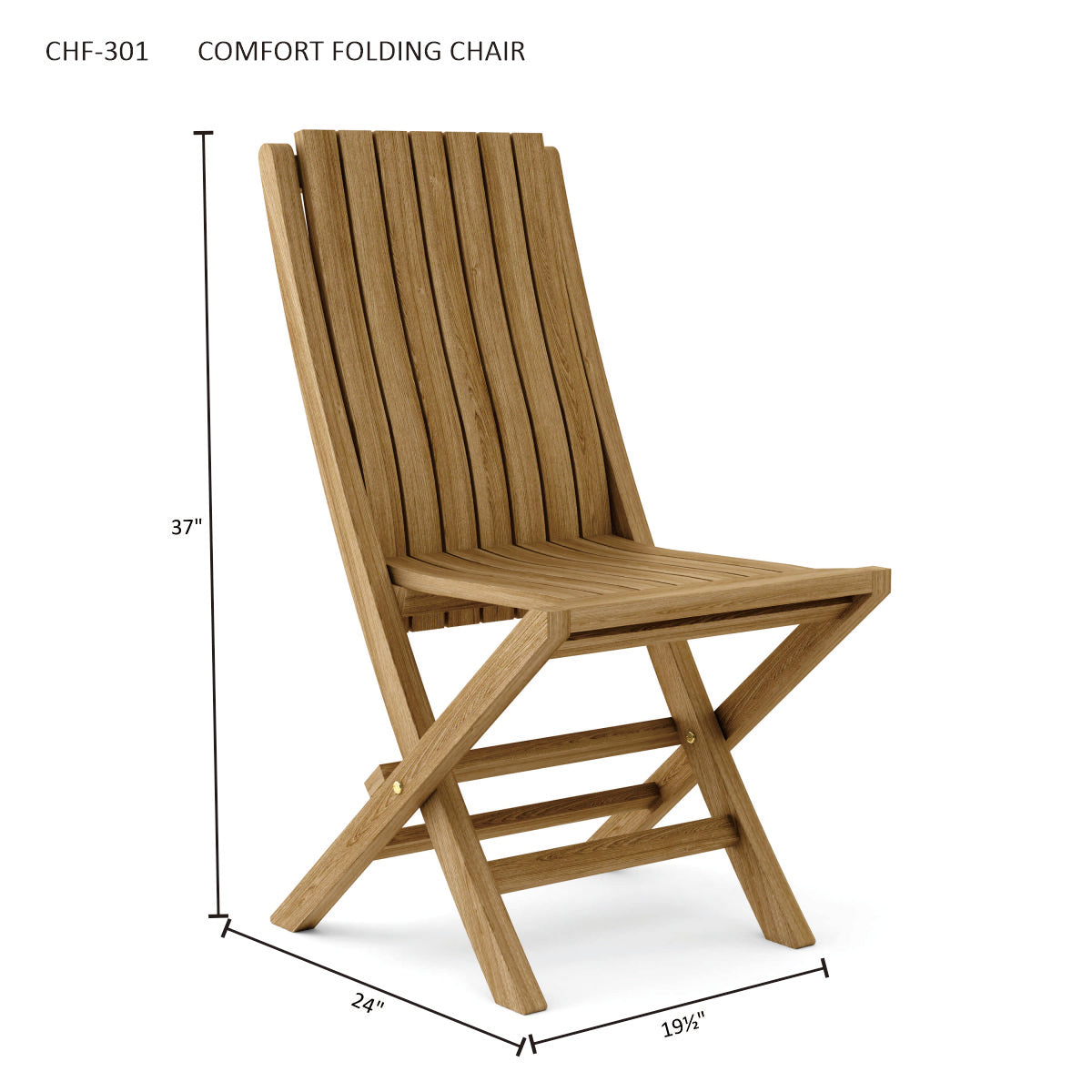 Comfort Folding Chair (2-Pc)