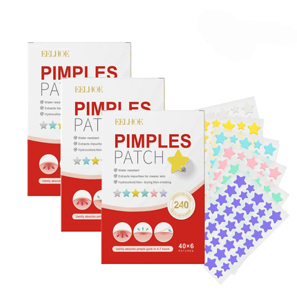 Pimple Patch Acne Dots Heart, Star, Flower & Round Shapes