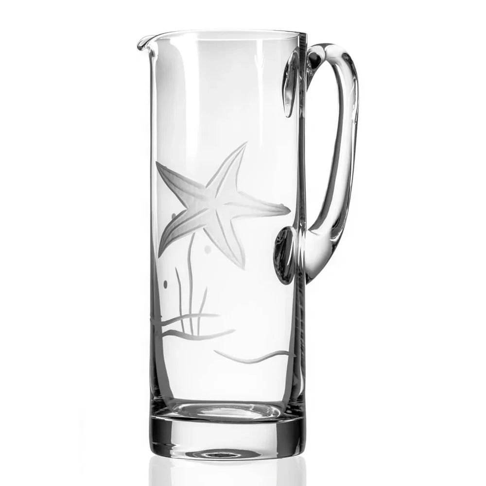 Starfish Etched Glassware