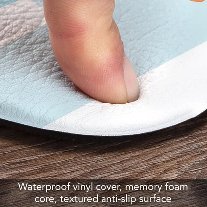 Starfish Stripe 30” x 20” Decorative Vinyl Comfort Floor Mat