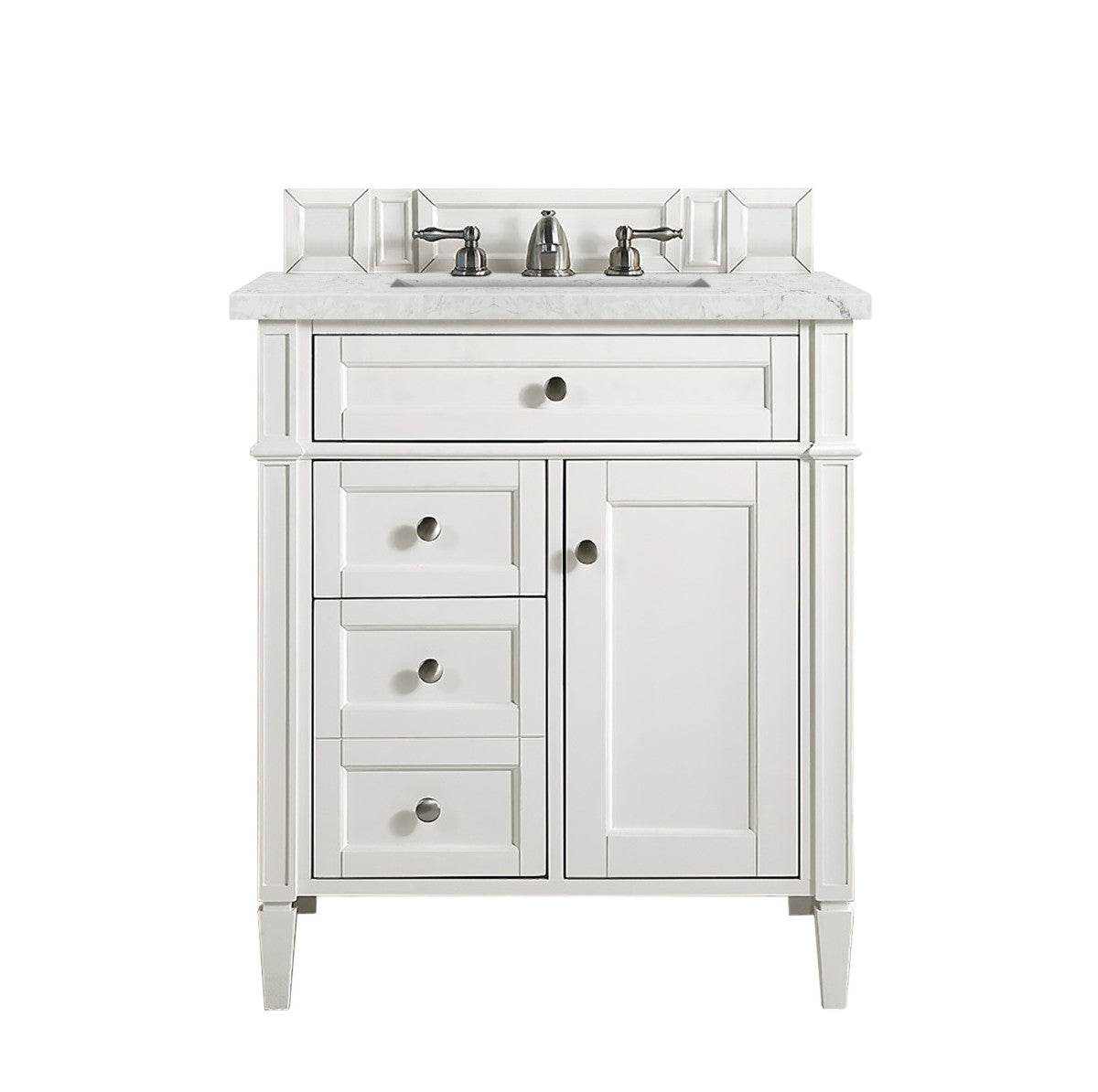 Brittany 30" Single Vanity in Bright White