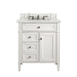 Brittany 30" Single Vanity in Bright White