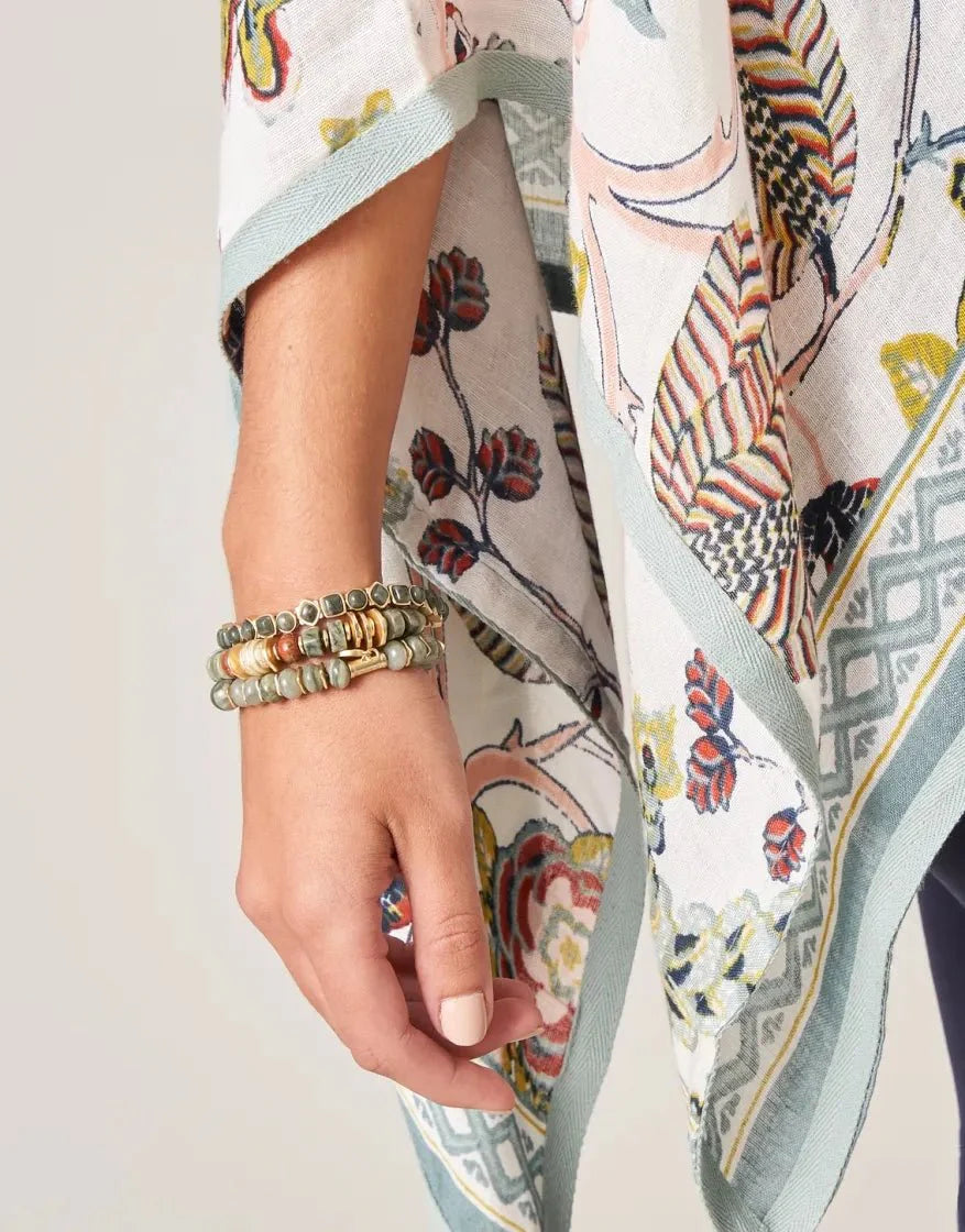 Stone Stretch Bracelet 8mm Unakite/Jasper