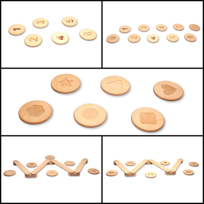 Montessori Balance Beam and Stepping Stones Set | Play | Kitchen + Metal