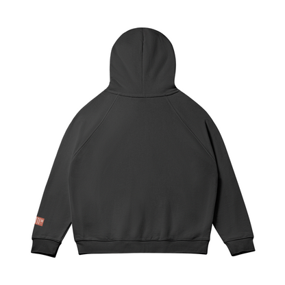 Palestine College Script Oversized Raglan Full Zip Hoodie
