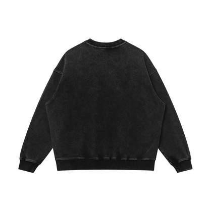We Are Not Your Terrorists Faded Oversized Sweatshirt