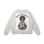 Hate it or Love it Drop Shoulders Sweatshirt - Black Woman Palestine Solidarity