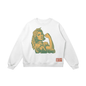 Strong Woman With Keffiyeh Drop Shoulders Sweatshirt