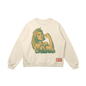 Strong Woman With Keffiyeh Drop Shoulders Sweatshirt