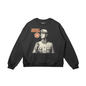 RESIST EMPIRE Vintage Graphic Drop Shoulders Sweatshirt