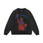 Free America Premium Quality Washed Oversized Sweatshirt