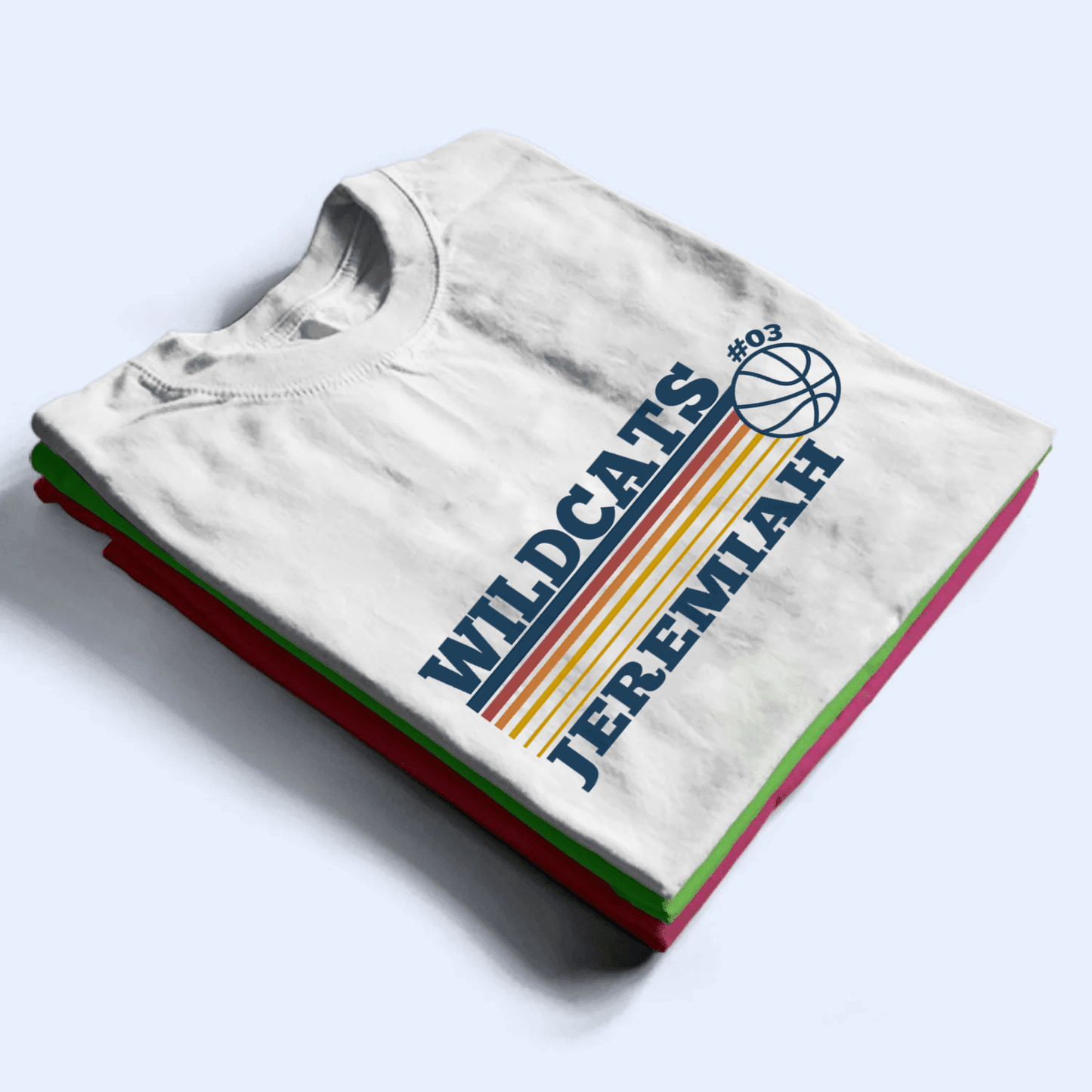Striped Sporty Mascot - Personalized Custom T Shirt - Birthday, Loving, Funny Gift for Teacher, Kindergarten, Preschool, Pre K, Paraprofessional