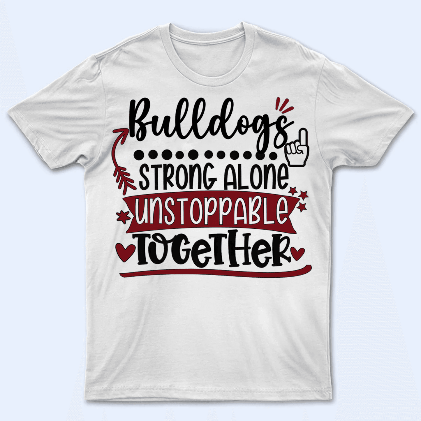 Strong Alone Unstoppable Together Mascot - Personalized Custom T Shirt - Birthday, Loving, Funny Gift for Teacher, Kindergarten, Preschool, Pre K, Paraprofessional