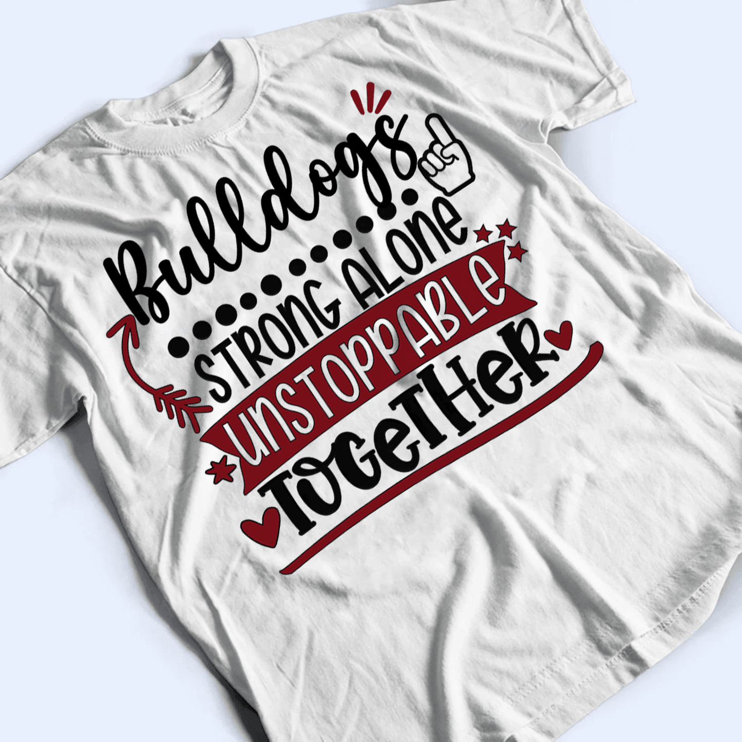 Strong Alone Unstoppable Together Mascot - Personalized Custom T Shirt - Birthday, Loving, Funny Gift for Teacher, Kindergarten, Preschool, Pre K, Paraprofessional