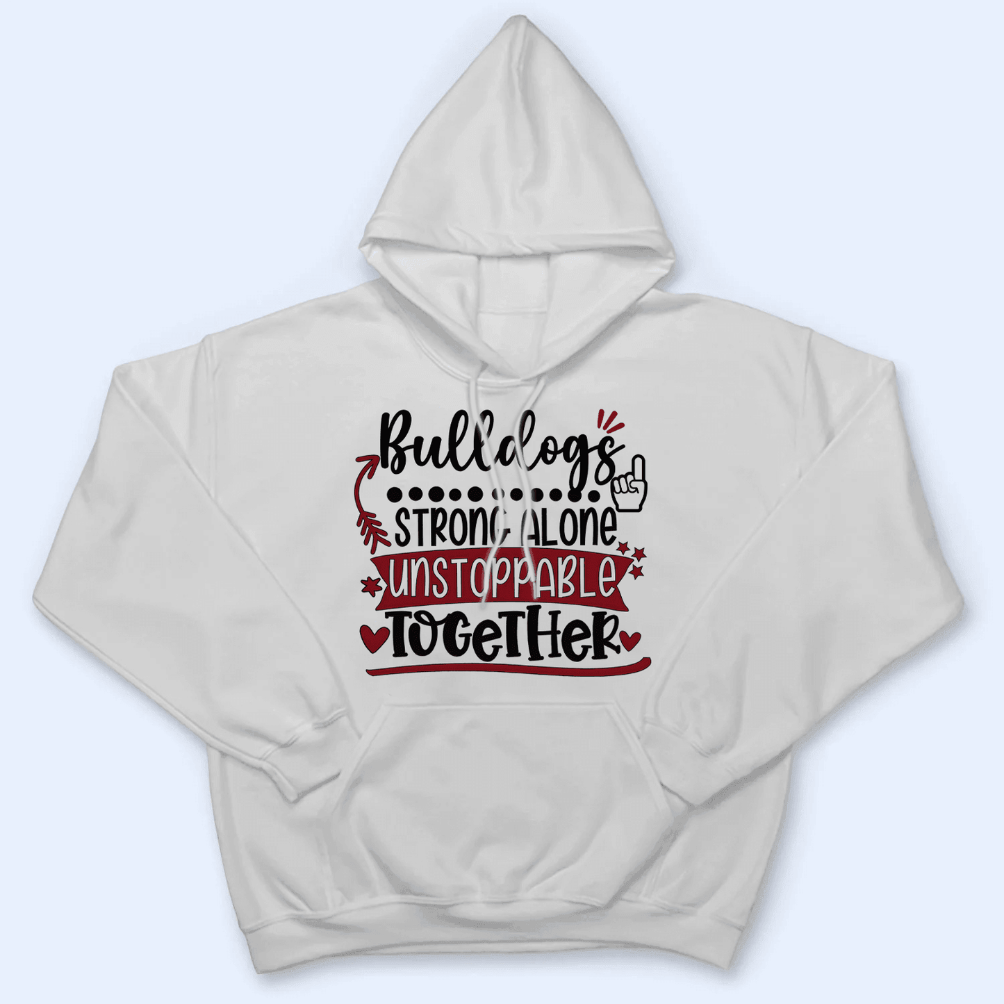Strong Alone Unstoppable Together Mascot - Personalized Custom T Shirt - Birthday, Loving, Funny Gift for Teacher, Kindergarten, Preschool, Pre K, Paraprofessional