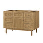 Laurent 48" Single Vanity Cabinet, Light Natural Oak